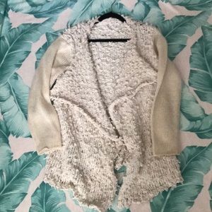 Altar’d state beige cardigan sweater size small